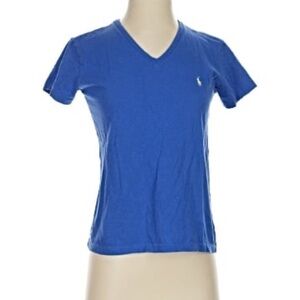 Ralph Lauren Blue V-Neck Women's Top